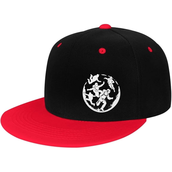 Skydiving Extreme Flat Bill Hats Contrast Hip Hop Baseball Cap Unisex Snapback Rock Caps