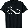 thumbnail image 1 of Skydiving Parachuting Infinity Paragliding Skydive Parachute T-Shirt, 1 of 4
