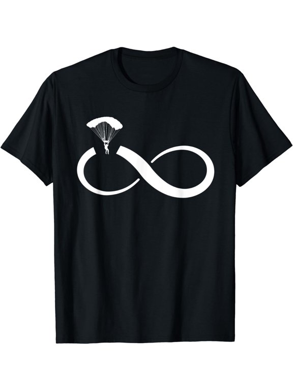 Skydiving Parachuting Infinity Paragliding Skydive Parachute T-Shirt