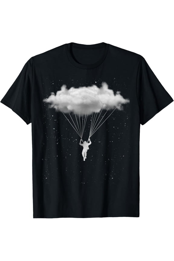 Skydiving Shirt Night Cloud Star Constellation Tee Shirt