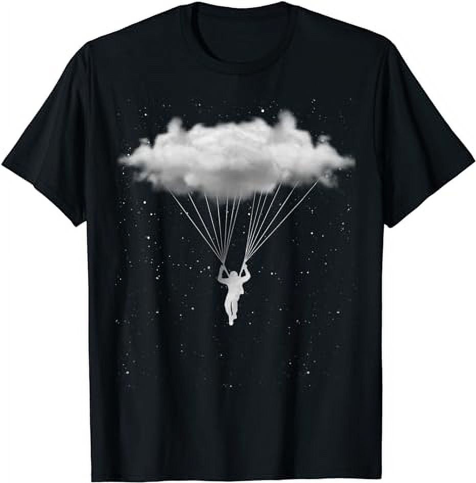 Skydiving Shirt Night Cloud Star Constellation Tee Shirt - Walmart.com