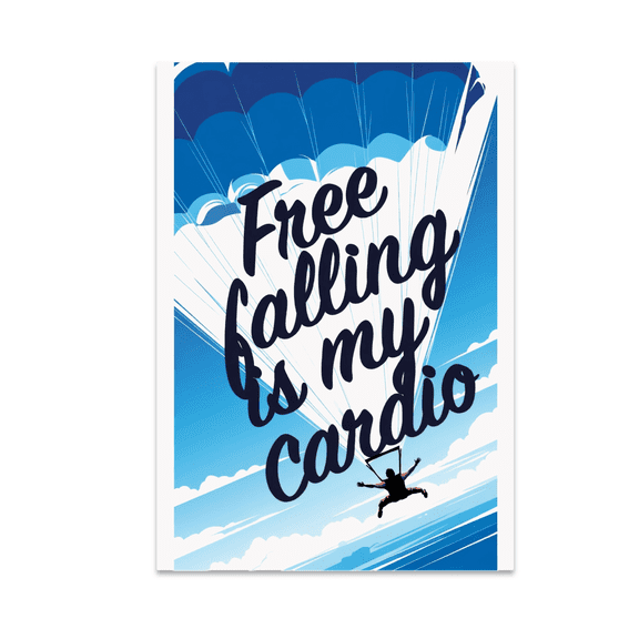 Skydiving Wall Art - Skydiving Enthusiast - 13x19 Poster Print