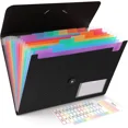 thumbnail image 1 of Skydue Expanding File Folder, Accordion File Organizer With 13 Pockets For A4/Le, 1 of 5