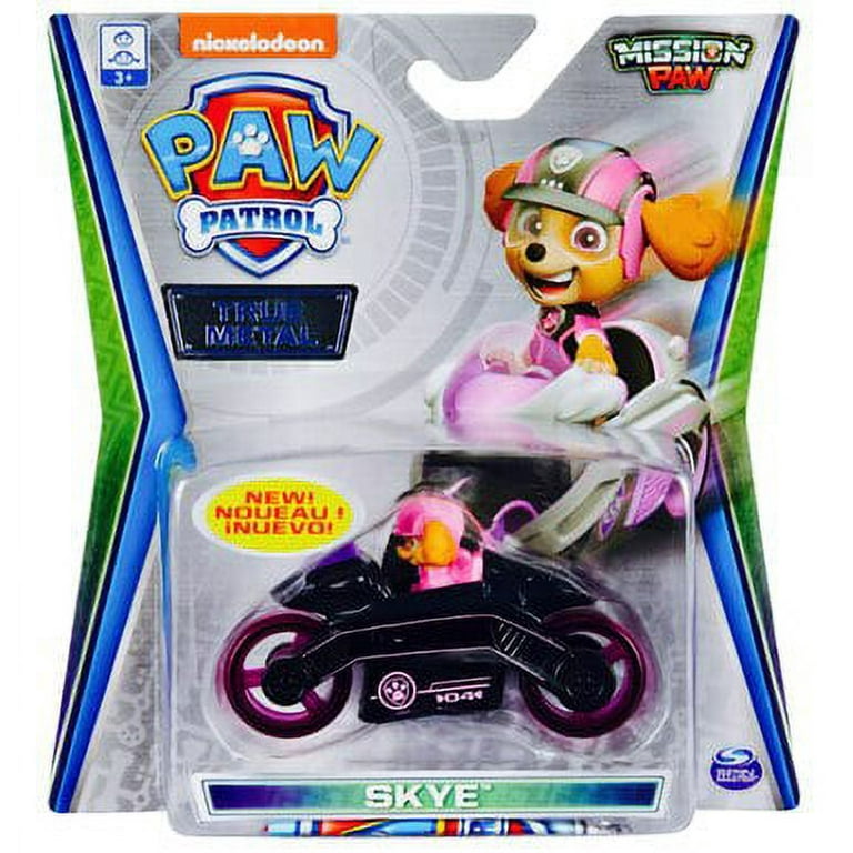 Skye Mission Paw Ultra Rare True Metal Paw Patrol Diecast Vehicle 1/55 Scale