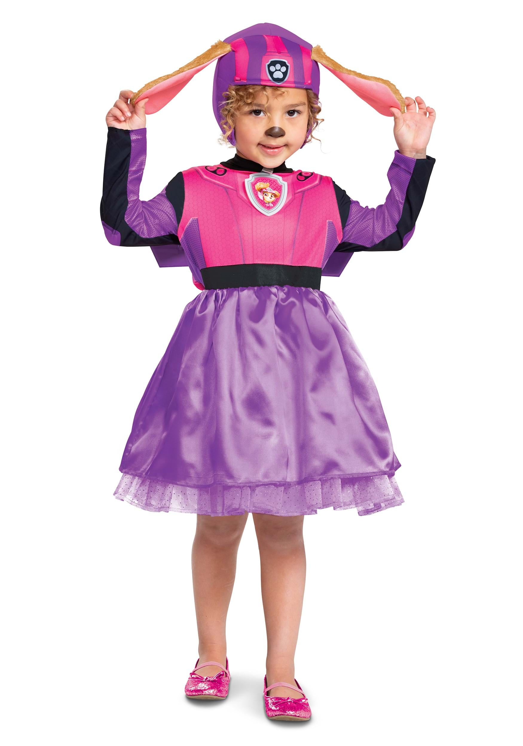 skye paw patrol birthday dress Costumes for Kids and Adults Complete your Look:The Grand Finale Collection (The Full Set: Dress + Hat + Shorties + Wand) Empire Waist Everest Ivory A-Line Wedding Dress