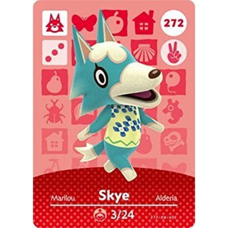 Skye - Nintendo Animal Crossing Happy Home Designer Amiibo Card - 272 by Nintendo