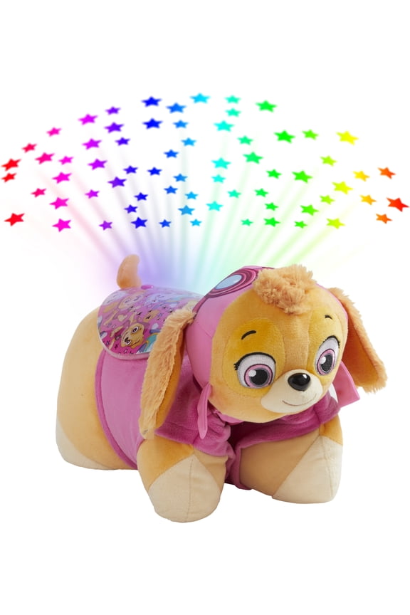 "Pillow Pets Paw Patrol Skye Sleeptime Lite, 11"" Nickelodeon Stuffed Animal Nightlight"