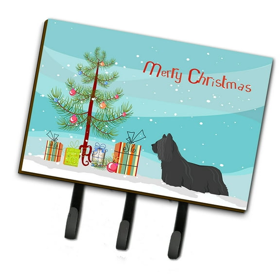 Skye Terrier Christmas Tree Leash or Key Holder
