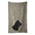 thumbnail image 1 of Skye Terrier In the Kitchen Kitchen Towel, 1 of 4