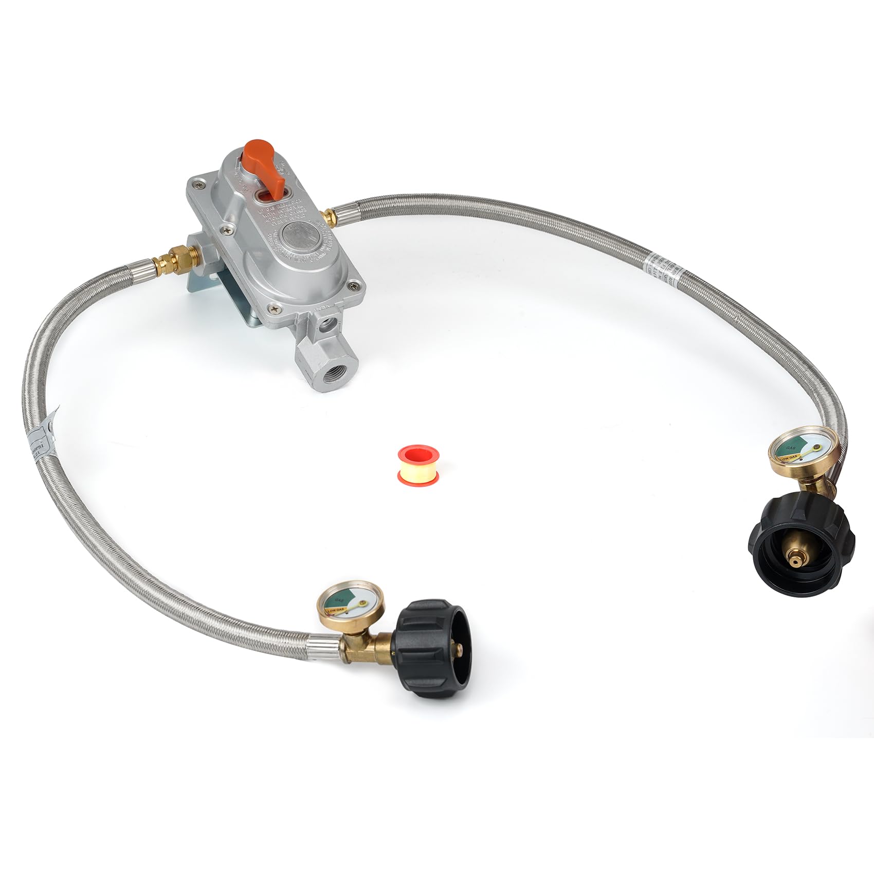 Two Stage Regulator Kit Auto Changeover Propane Gas RV With 2 12 Two Stage Regulator Kit Auto Changeover Propane Gas RV With 2 12