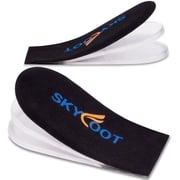 Skyfoot 1/8 Adjustable Orthopedic Heel Lift, Microfiber Shoe Lift Inserts for Heel Pain and Leg Length Discrepancies, Heel Inserts for Uneven Legs, Heel Spurs, Achilles tendonitis