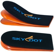 Skyfoot Adjustable Orthopedic Heel Lift Inserts, Height Increase Insoles for Heel Pain Leg Length Discrepancies