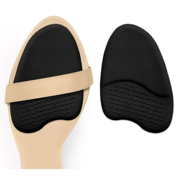 Skyfoot Ball of Foot Cushion Metatarsal Pain Relief for Women High Heels, 1 Pair, Micro-Fiber Soft Surface