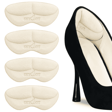 Skyfoot Heel Grips Liner Cushions Inserts, Full Cover Heel Filler Pads for Loose Shoes, Shoe Too Big, Improved Shoe Comfort and Fit, Heel Protector to Prevent Heel Blister