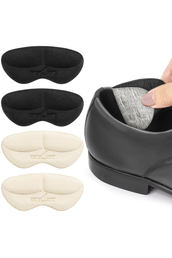 Heel Grips Liner Cushions Inserts, Full Cover Heel Filler Pads for Loose Shoes, Shoe Too Big, Improved Shoe Comfort and Fit, Heel Protector to Prevent Heel Blister