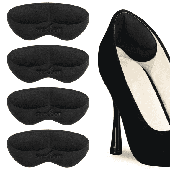 Skyfoot Heel Grips Liner Cushions Inserts, Full Cover Heel Filler Pads for Loose Shoes, Shoe Too Big, Improved Shoe Comfort and Fit, Heel Protector to Prevent Heel Blister