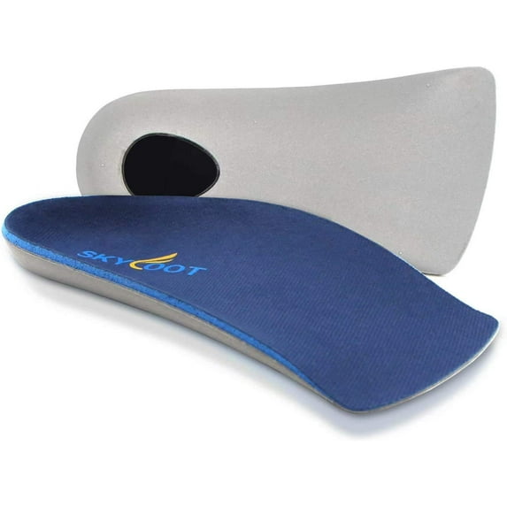 Skyfoot Orthopedic Arch Support Insoles for Heel Pain Relief, Orthotics Shoe Inserts for Plantar Fasciitis, Flat Feet