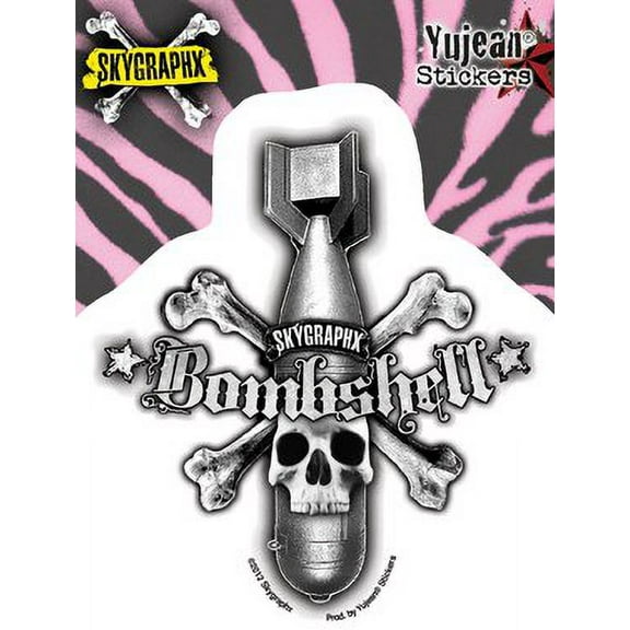 Skygraphx - Bombshell Skull - Sticker / Decal