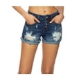 thumbnail image 1 of Skyhi Womens & Juniors Blue Denim Shorts 4B Size 8, 1 of 3