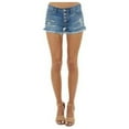 thumbnail image 1 of Skyhi Womens & Juniors Blue Denim Shorts 4B Size 6, 1 of 1