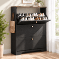 Shoe Rac Png Skyhill Shoe Cabinet with 3 Flip Drawers,Freestanding Shoe Storage ...