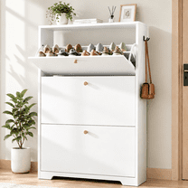 Shoe Rac Png Skyhill Shoe Cabinet with 3 Flip Drawers,Freestanding Shoe Storage ...