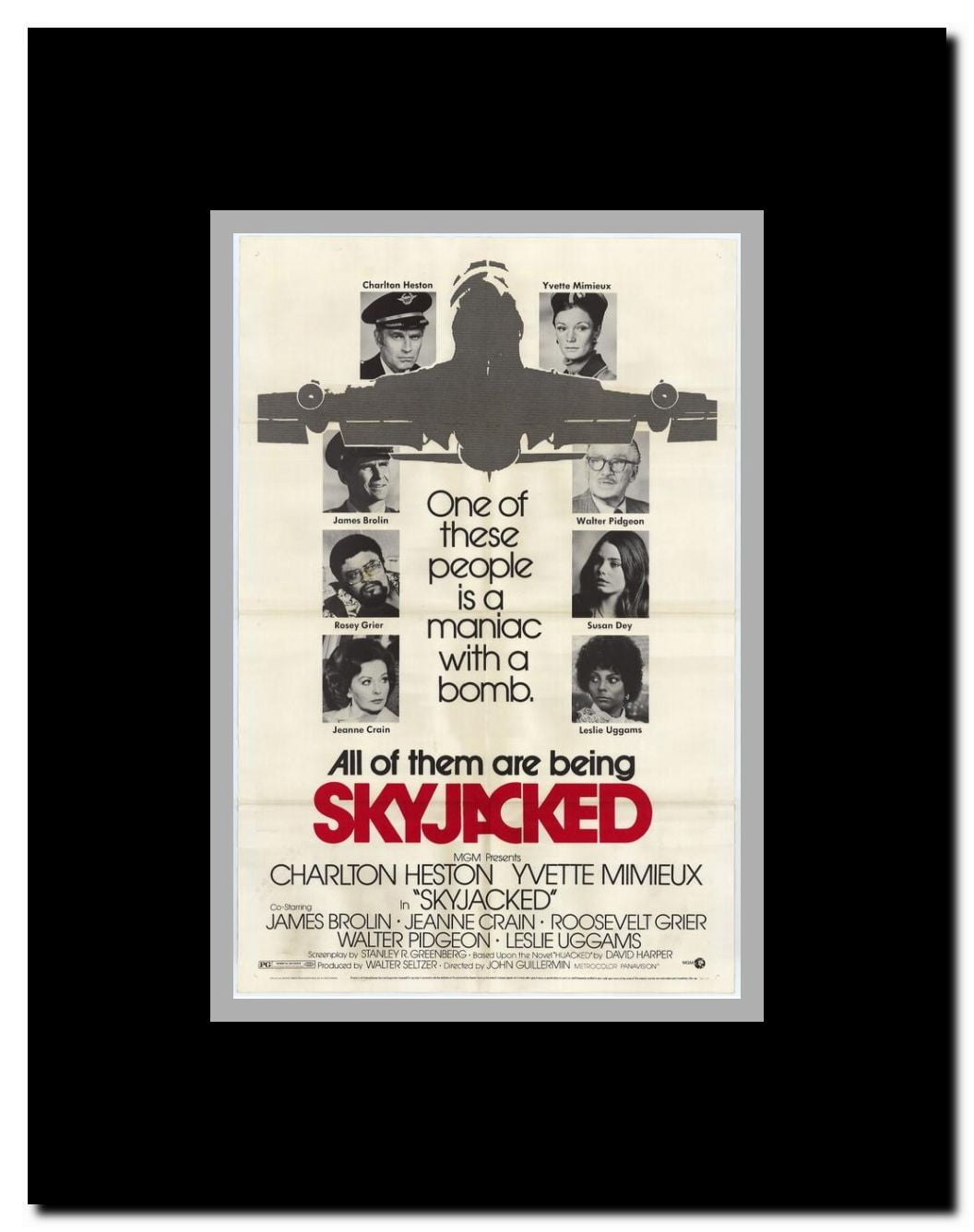 Skyjacked Framed Movie Poster