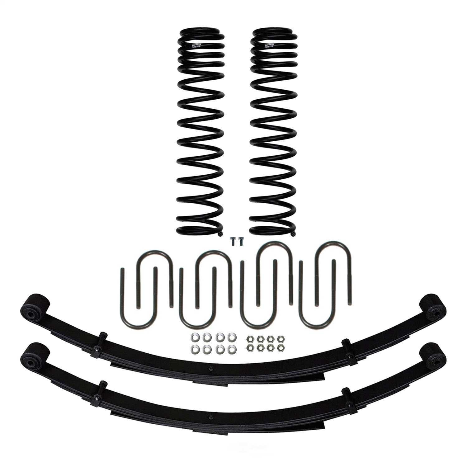 Skyjacker Suspensions JC3158SLT 3 in. Component Box With Front Dual Rate LT Coil Springs and Rear