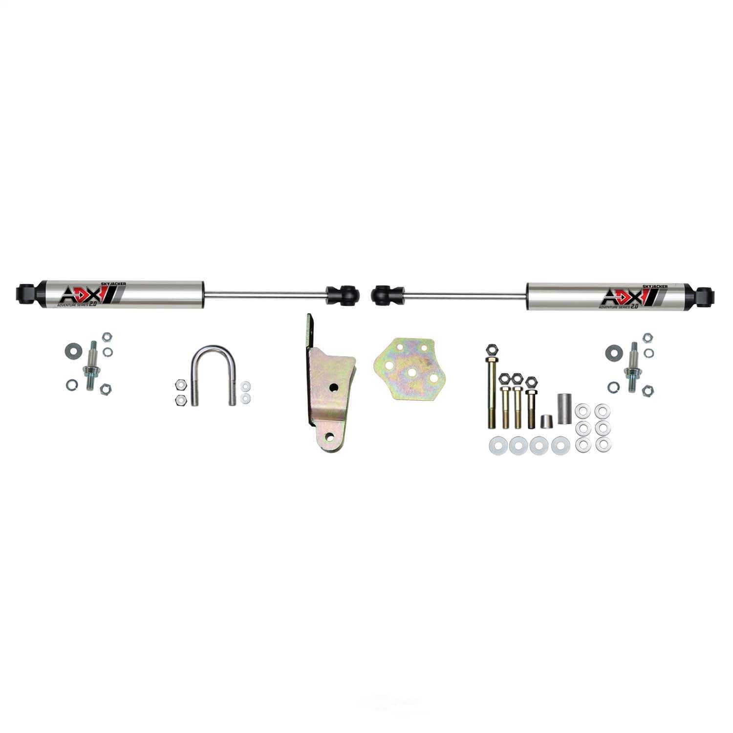 Skyjacker Suspensions 2217 ADX 2.0 CNC Machined Polished Aluminum Dual Stabilizer Kit