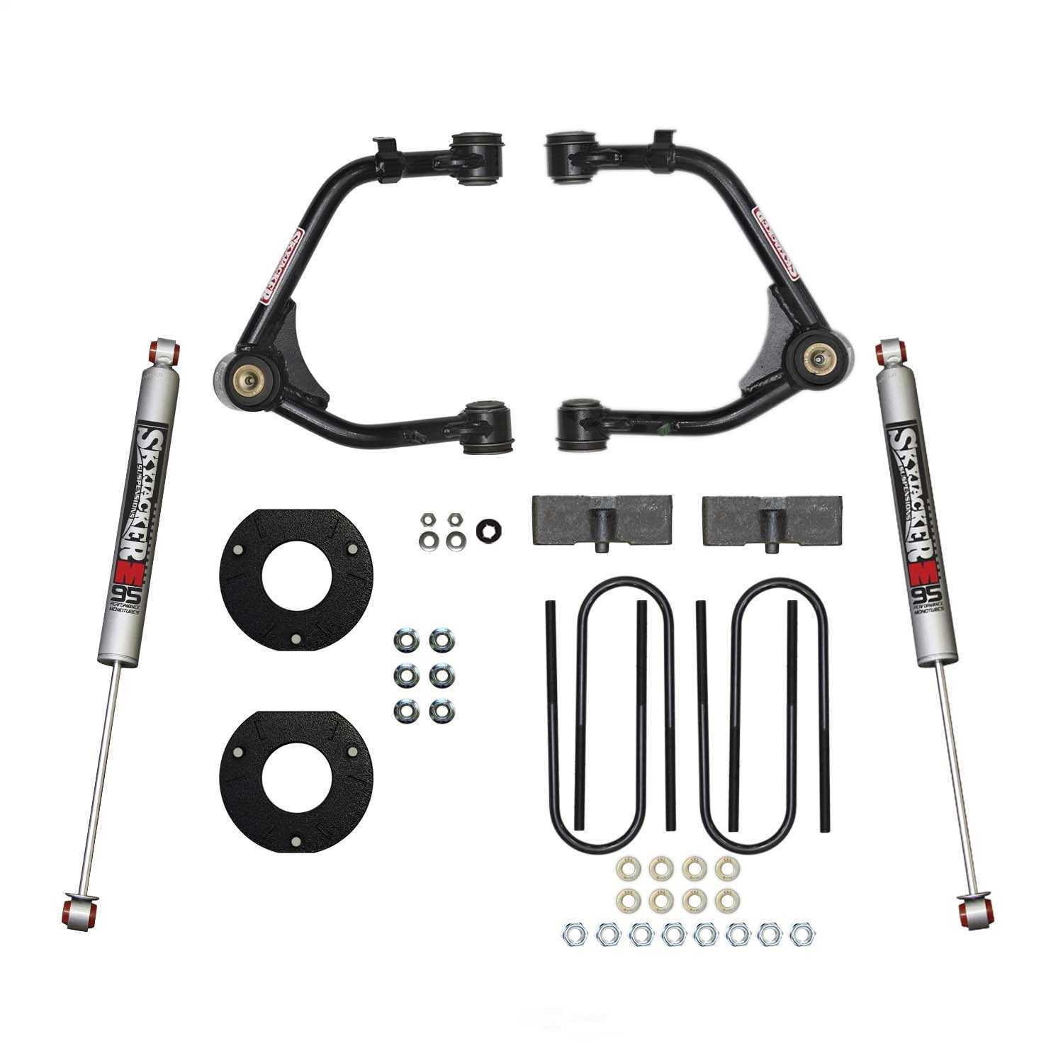 Skyjacker Suspensions C25350PM 3.5 in. Suspension Lift Kit With M95 Monotube Shocks., 25>GM15 M95