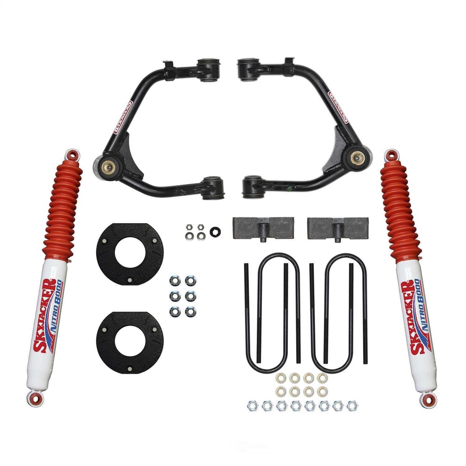 Skyjacker Suspensions C25350PN 3.5 in. Suspension Lift Kit With Nitro 8000 Shocks., 25>GM15 NITR