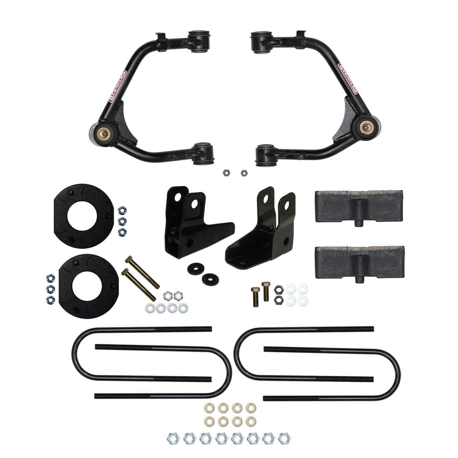Skyjacker Suspensions C25350PSE 3.5 in. Suspension Lift Kit With Rear Shock Extensions., 25>GM15