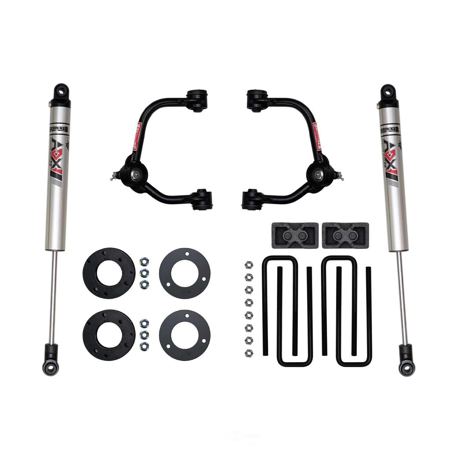 Skyjacker Suspensions F1430KXM 3 In. Suspension Lift Kit With ADX M2.0 Aluminum Monotube Shocks