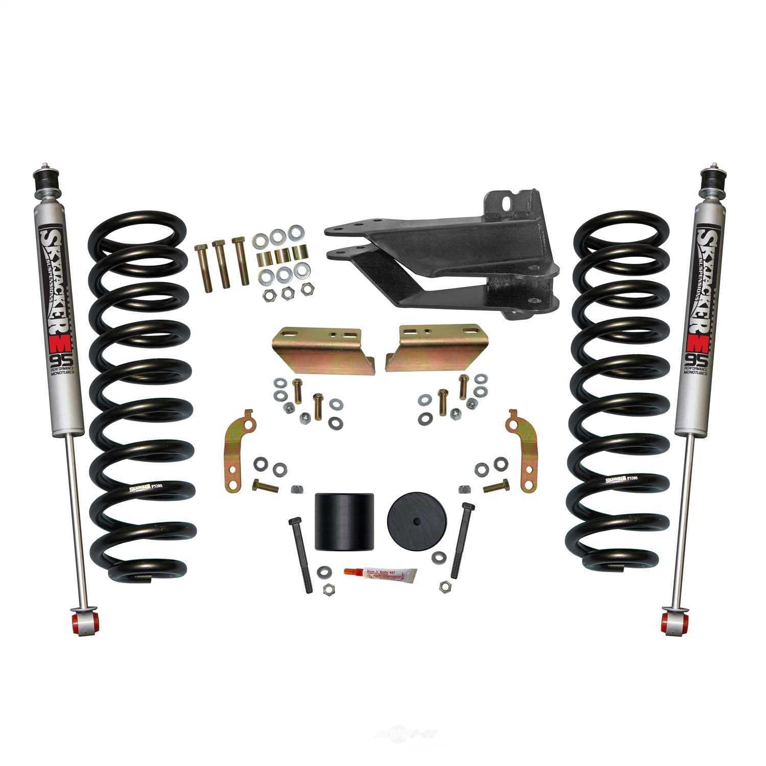 Skyjacker Suspensions F1720VBK-M 2.5 in. Front Leveling Kit With M95 Monotube Shocks