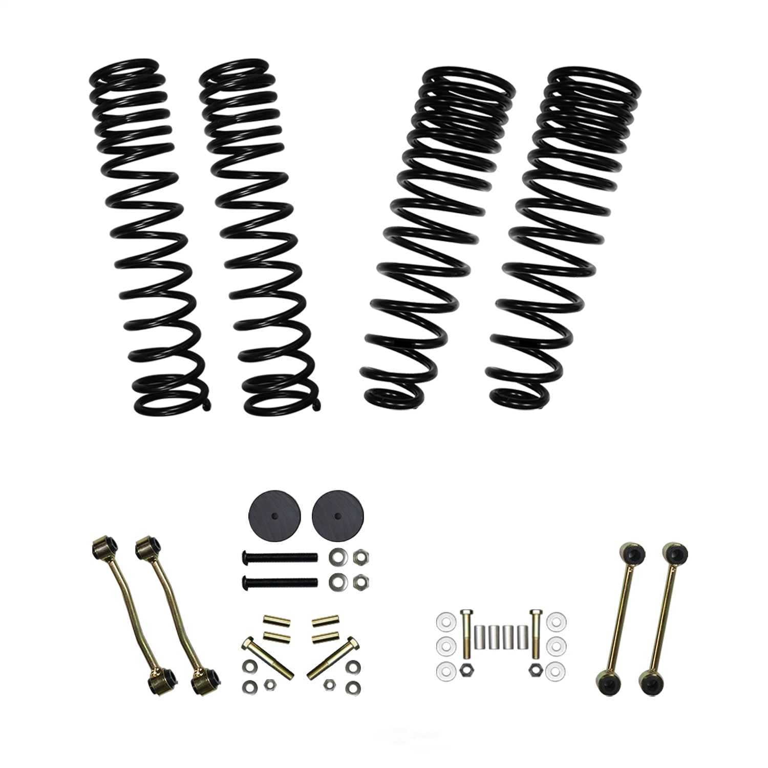 Skyjacker Suspensions G251RLTD 2.5 in. Component Box With Dual Rate Long Travel Coil Springs., RUBI