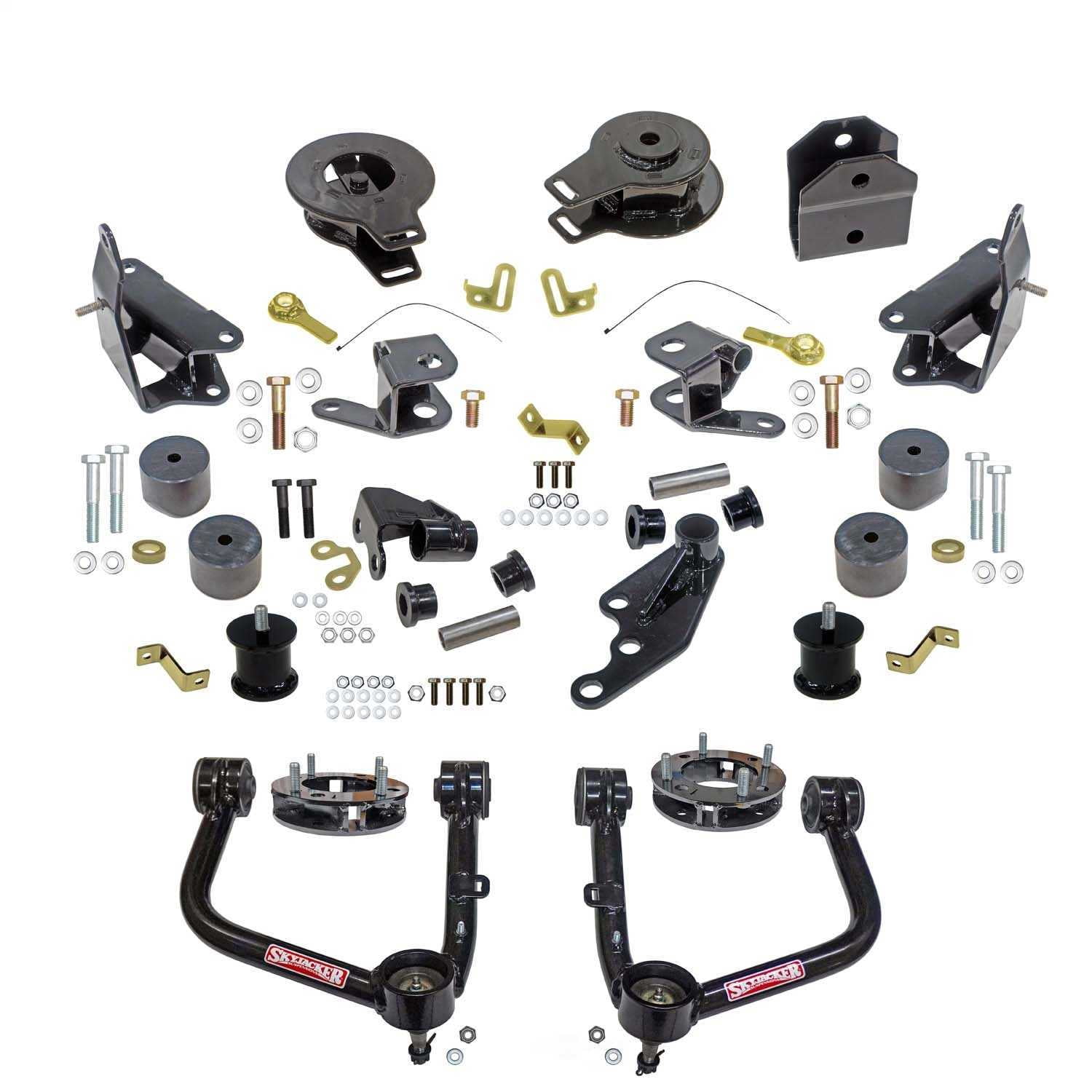 Skyjacker Suspensions TU2230ABK 3 in. Suspension Lift Kit With Rear Air Bag Spacers
