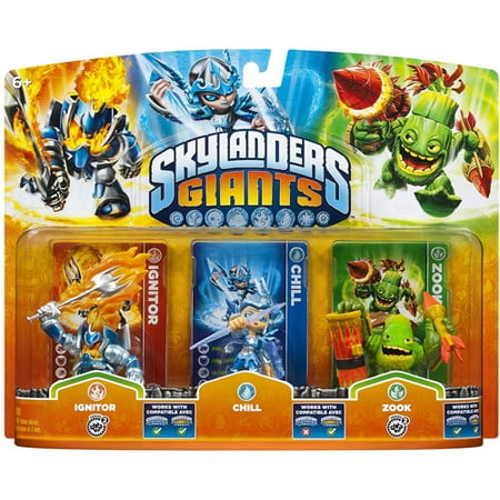 Skylanders Giants: Triple Pack #2 (Chill, Zook, Ignitor - Universal)