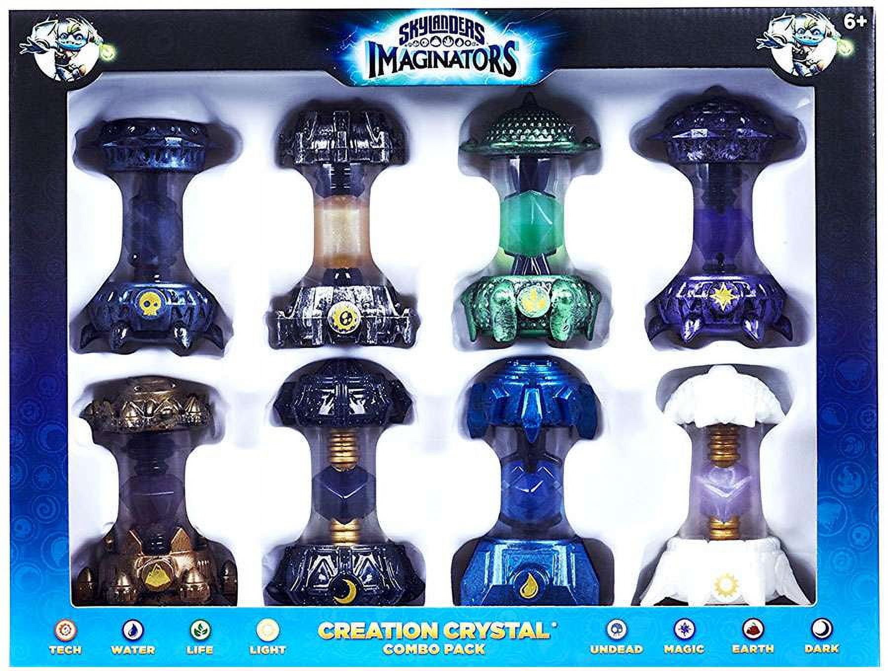 Skylanders Imaginators Creation Crystal Combo Pack Tech, Water, Life, Light, Undead, Magic, Earth & Dark - image 1 of 5