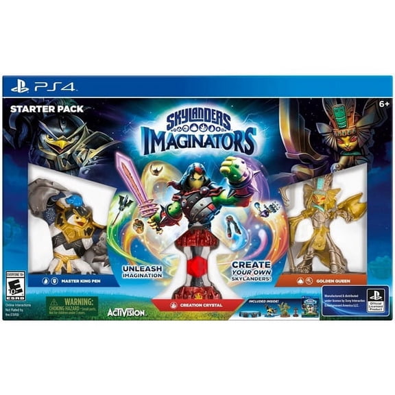 Restored Skylanders Imaginators for Physical/PlayStation 4, Role-Playing Game, Parental Controls, 2 Offline Players