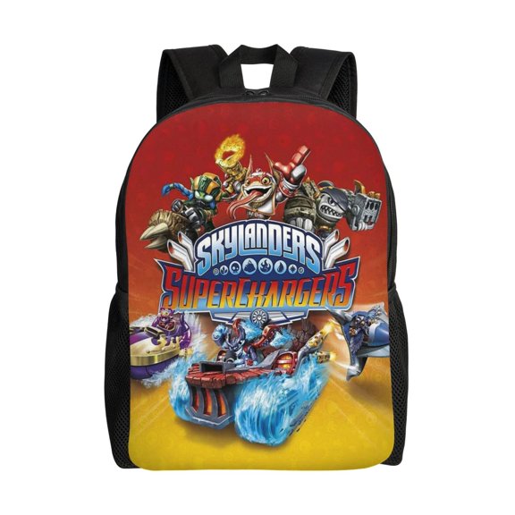 Skylanders Lightweight Backpack Daypack Large Capacity Backpacks Adjustable Shoulder Straps Bags Travel Hiking