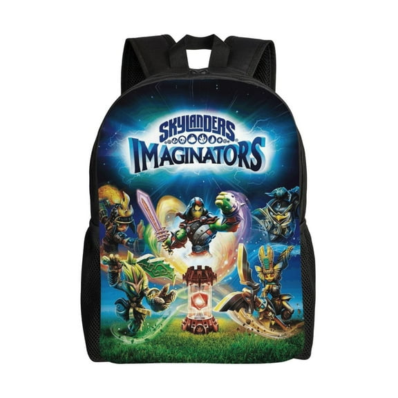 Skylanders Lightweight Backpack Daypack Large Capacity Backpacks Adjustable Shoulder Straps Bags Travel Hiking