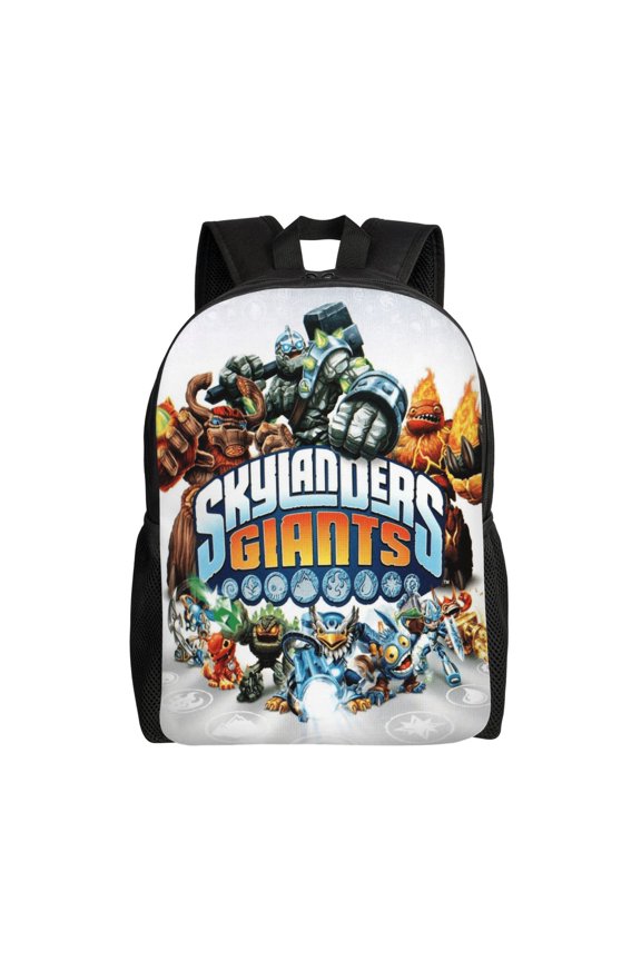 Skylanders Lightweight Backpack Daypack Large Capacity Backpacks Adjustable Shoulder Straps Bags Travel Hiking