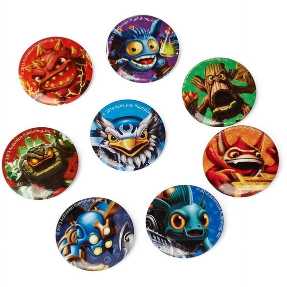 Skylanders Party Favor Buttons, 8ct