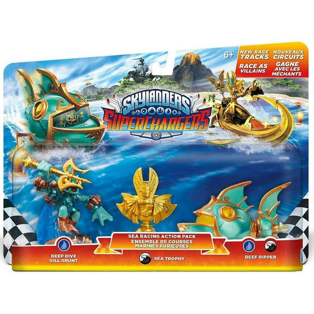 Skylanders Superchargers Deep Dive Gill Grunt/Sea Trophy/Reef Ripper 3 Pack