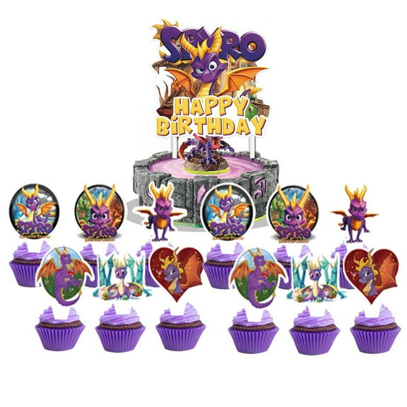 Skylanders Swap Force Cake Topper CupcakeS Set Birthday Party Supplies Decoration Decor Kit