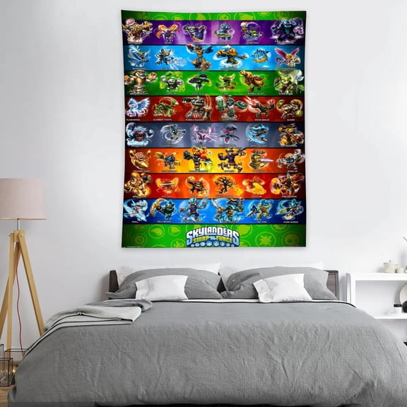 Skylanders Swap Force Tapestry 30x40in Wall Hanging Decor for Bedroom Wall Art Funny Home Decoration