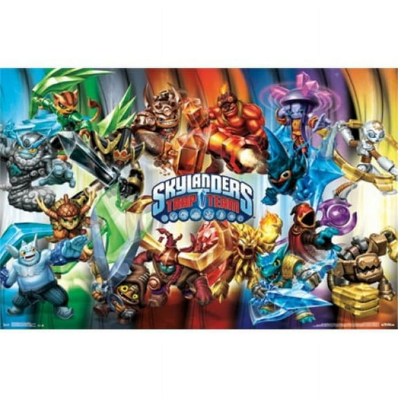 Skylanders Trap Team - Masters Poster Print