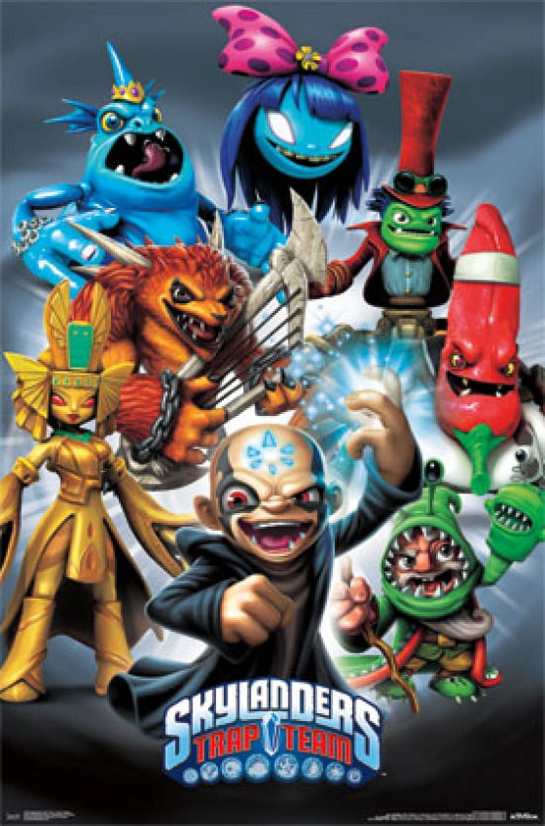 Skylanders Trap Team Super Villains Poster Print (24 x 36)