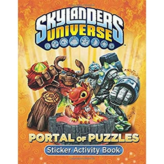 Pre-Owned Skylanders Universe Portal of Puzzles Sticker Activity Book (Paperback) 0448464926 9780448464923