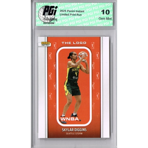 Skylar Diggins 2025 WNBA The Logo #LOGO-13 Only 1,447 Made Rare Card PGI 10